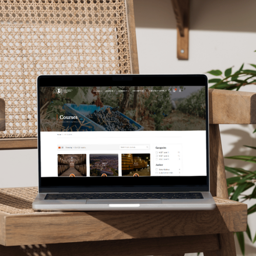 Website Plansel International Wine School
